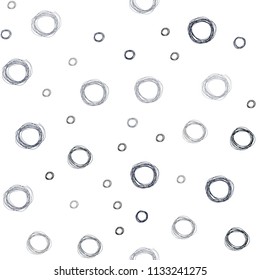 Dark BLUE vector seamless cover with spots. Illustration with set of shining colorful abstract circles. Pattern can be used for beautiful websites.