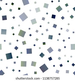 Dark BLUE vector seamless cover in polygonal style. Illustration with set of colorful rectangles. Modern template for your landing page.