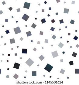 Dark BLUE vector seamless cover in polygonal style. Modern abstract illustration with colorful rectangles. Pattern can be used for websites.