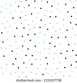 Dark BLUE vector seamless cover with spots. Blurred bubbles on abstract background with colorful gradient. Trendy design for wallpaper, fabric makers.