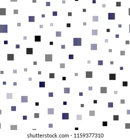 Dark BLUE vector seamless cover in polygonal style. Beautiful illustration with rectangles and squares. Pattern for commercials.