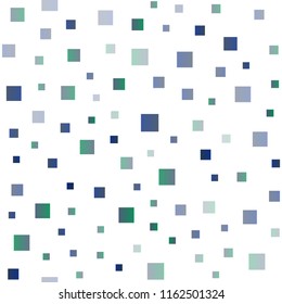 Dark BLUE vector seamless cover in polygonal style. Glitter abstract illustration with rectangular shapes. Smart design for your business advert.