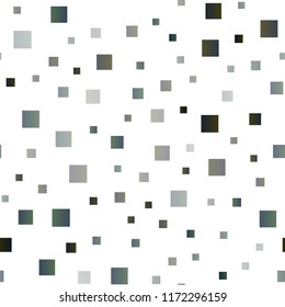 Dark BLUE vector seamless cover in polygonal style. Rectangles on abstract background with colorful gradient. Pattern can be used for websites.