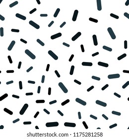Dark BLUE vector seamless cover with stright stripes. Shining colored illustration with sharp stripes. Template for your beautiful backgrounds.