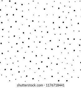 Dark BLUE vector seamless cover with spots. Modern abstract illustration with colorful water drops. Pattern for design of window blinds, curtains.