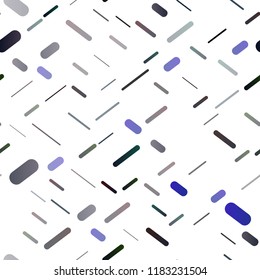 Dark BLUE vector seamless cover with long lines. Blurred decorative design in simple style with lines. The pattern can be used for busines ad, booklets, leaflets