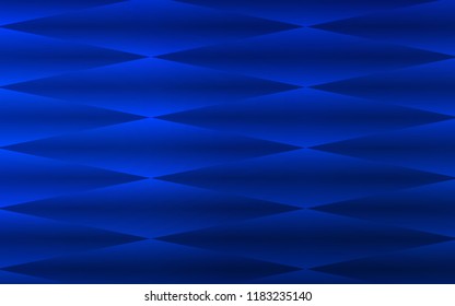 Dark BLUE vector seamless cover in polygonal style. Modern abstract illustration with colorful rectangles. Pattern for design of window blinds, curtains.
