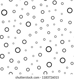 Dark BLUE vector seamless cover with spots. Glitter abstract illustration with blurred drops of rain. Pattern can be used for ads, leaflets.