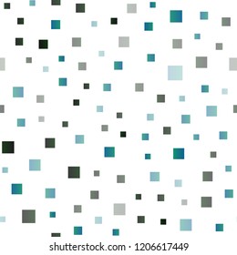 Dark BLUE vector seamless cover in polygonal style. Illustration with set of colorful rectangles. Smart design for your business advert.