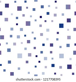 Dark BLUE vector seamless cover in polygonal style. Decorative design in abstract style with rectangles. Modern template for your landing page.
