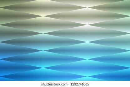 Dark BLUE vector seamless cover in polygonal style. Beautiful illustration with rectangles and squares. Template for business cards, websites.