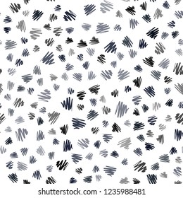 Dark BLUE vector seamless cover with stright stripes. Decorative shining illustration with lines on abstract template. Best design for your ad, poster, banner.