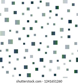 Dark BLUE vector seamless cover in polygonal style. Rectangles on abstract background with colorful gradient. Smart design for your business advert.