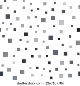 Dark BLUE vector seamless cover in polygonal style. Illustration with set of colorful rectangles. Smart design for your business advert.