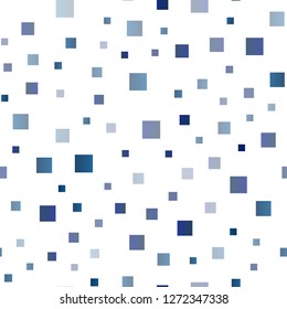 Dark BLUE vector seamless cover in polygonal style. Rectangles on abstract background with colorful gradient. Modern template for your landing page.