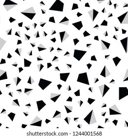 Dark BLUE vector seamless, isometric layout with lines, triangles. Triangles on abstract background with colorful gradient. Pattern for design of fabric, wallpapers.