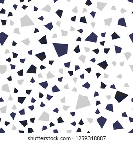 Dark BLUE vector seamless, isometric layout with lines, triangles. Abstract gradient illustration with triangles. Design for wallpaper, fabric makers.