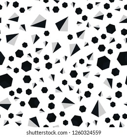 Dark BLUE vector seamless, isometric texture with poly style with cubes. Abstract illustration with colorful lines, cubes. Design for textile, fabric, wallpapers.