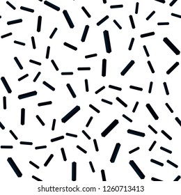 Dark BLUE vector seamless, isometric layout with flat lines. Lines on blurred abstract background with gradient. Pattern for trendy fabric, wallpapers.