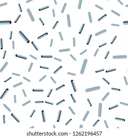 Dark BLUE vector seamless, isometric background with straight lines. Blurred decorative design in simple style with lines. Pattern for trendy fabric, wallpapers.