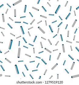 Dark BLUE vector seamless, isometric background with straight lines. Modern geometrical abstract illustration with Lines. Pattern for trendy fabric, wallpapers.