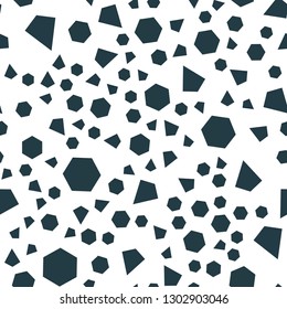 Dark BLUE vector seamless, isometric cover with triangles, rectangles. Illustration with set of colorful triangles, squares. Template for business cards, websites.