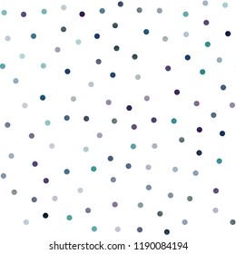 Dark BLUE vector seamless layout with circle shapes. Blurred bubbles on abstract background with colorful gradient. Completely new template for your brand book.