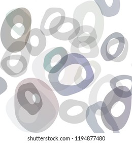 Dark BLUE vector seamless layout with circle spots. Modern abstract illustration with colorful water drops. Trendy design for wallpaper, fabric makers.