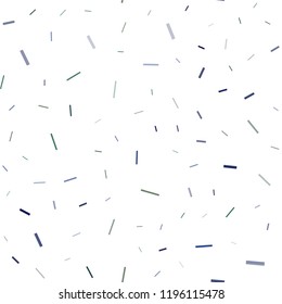 Dark BLUE vector seamless layout with flat lines. Decorative shining illustration with lines on abstract template. The pattern can be used as ads, poster, banner for commercial.