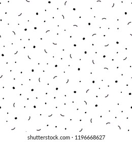 Dark BLUE vector seamless layout with circles, lines. Decorative design in abstract style with triangle structure. Pattern for design of window blinds, curtains.