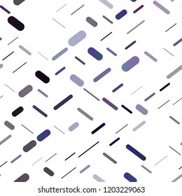 Dark BLUE vector seamless layout with flat lines. Lines on blurred abstract background with gradient. The template can be used as a background.