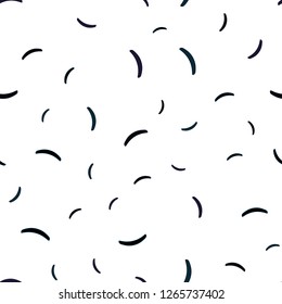 Dark BLUE vector seamless layout with curved lines. Glitter abstract illustration with wry lines. A completely new template for your design.