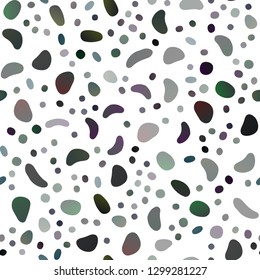 Dark BLUE vector seamless layout with circle spots. Modern abstract illustration with colorful water drops. Template for business cards, websites.