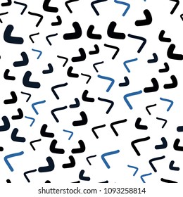 Dark BLUE vector seamless  pattern with lines, ovals. Brand-new colored illustration in marble style with gradient. Textured wave pattern for backgrounds.