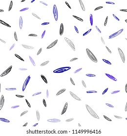 Dark BLUE vector seamless pattern with spheres. Blurred bubbles on abstract background with colorful gradient. Pattern can be used for ads, leaflets.