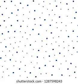 Dark BLUE vector seamless pattern with spheres. Illustration with set of shining colorful abstract circles. Pattern for design of window blinds, curtains.