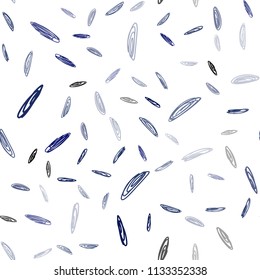 Dark BLUE vector seamless template with circles. Beautiful colored illustration with blurred circles in nature style. Pattern can be used for beautiful websites.