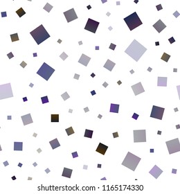Dark BLUE vector seamless template with crystals, rectangles. Decorative design in abstract style with rectangles. The template can be used as a background.