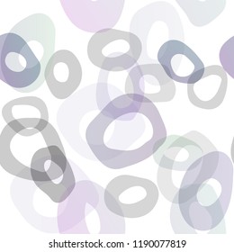 Dark BLUE vector seamless template with spots. Abstract illustration with colored bubbles in nature style. Pattern for design of fabric, wallpapers.