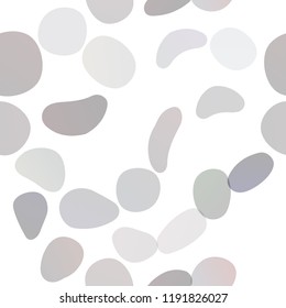 Dark BLUE vector seamless template with spots. Abstract illustration with colored bubbles in nature style. Template for business cards, websites.