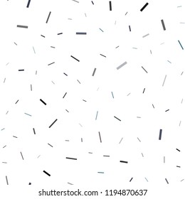 Dark BLUE vector seamless template with repeated sticks. Decorative shining illustration with lines on abstract template. The pattern can be used for websites.