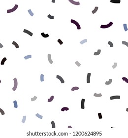 Dark BLUE vector seamless template with bubble shapes. Colorful abstract illustration with gradient lines. Pattern for your business design.