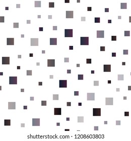 Dark BLUE vector seamless template with crystals, rectangles. Decorative design in abstract style with rectangles. The template can be used as a background.