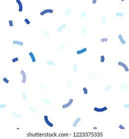Dark BLUE vector seamless template with liquid shapes. A completely new color illustration in marble style. Pattern for your business design.