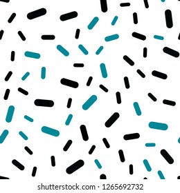 Dark BLUE vector seamless template with repeated sticks. Decorative shining illustration with lines on abstract template. Smart design for your business advert.