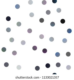 Dark BLUE vector seamless texture with disks. Modern abstract illustration with colorful water drops. New design for ad, poster, banner of your website.