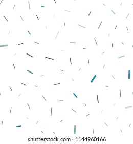 Dark BLUE vector seamless texture with colored lines. Glitter abstract illustration with colored sticks. The pattern can be used for busines ad, booklets, leaflets