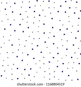 Dark BLUE vector seamless texture with disks. Blurred decorative design in abstract style with bubbles. Template for business cards, websites.