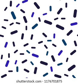 Dark BLUE vector seamless texture with colored lines. Blurred decorative design in simple style with lines. Template for your beautiful backgrounds.