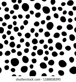 Dark BLUE vector seamless texture with disks. Modern abstract illustration with colorful water drops. Pattern for trendy fabric, wallpapers.